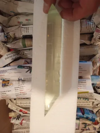 Lámpara araña, tipo cristal de murano