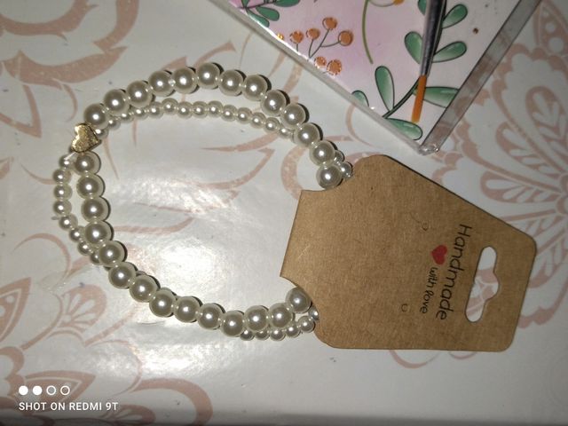 Braccialetto perle doppio