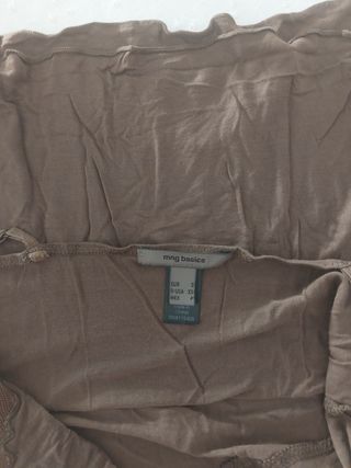 Camiseta encaje mango