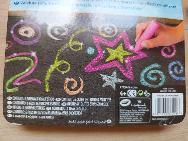 Tizas grandes GLITTER NUEVO 