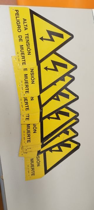 Placas de  alta tension