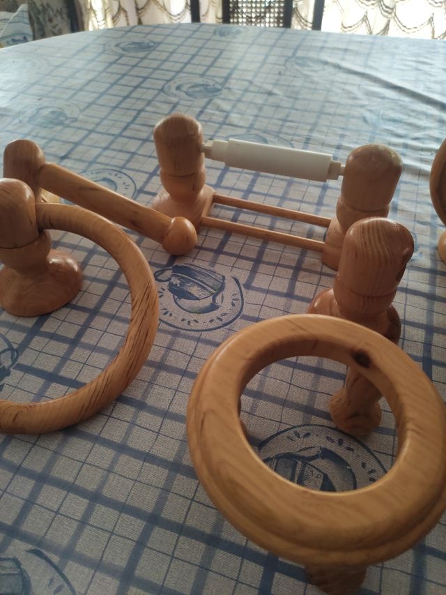 Accessori da bagno in legno