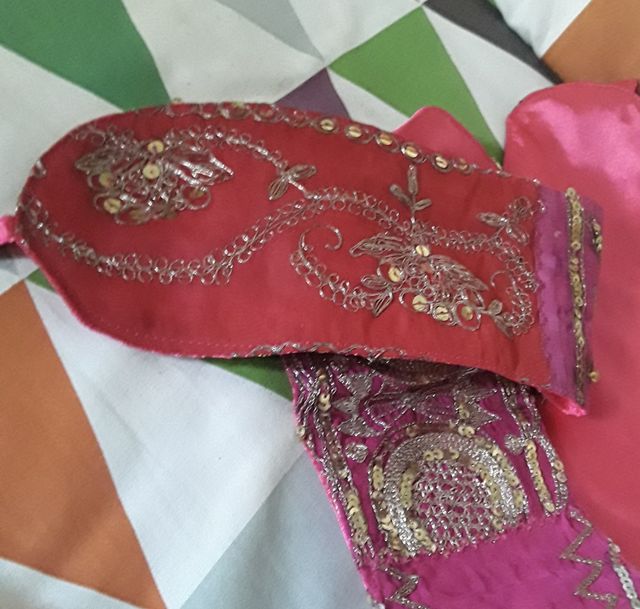 Fajín indio con lentejuelas