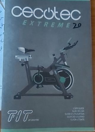 Bici spinning con averia