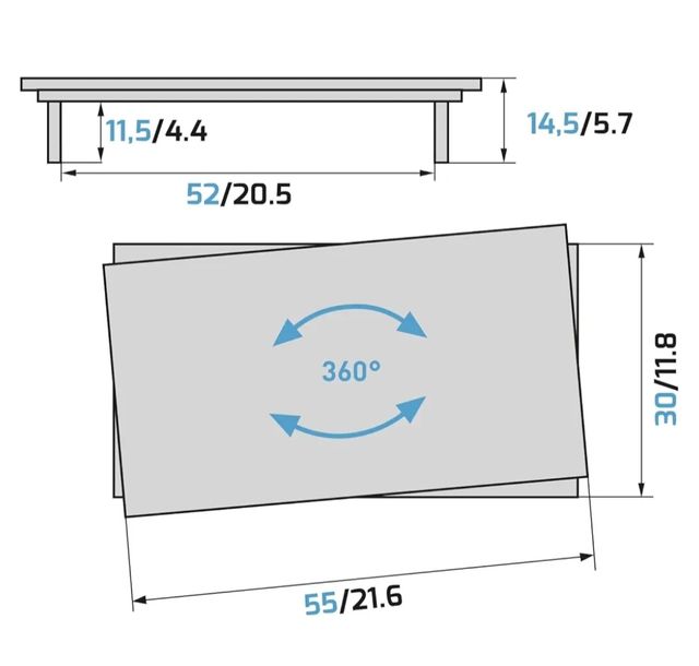 Vendo porta tv girevole