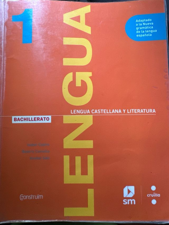 Lengua castellana y literatura  Batxillerat