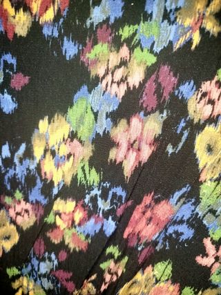 Blusa flores manga corta 