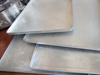 2.400 Moldes Cupcakes 6x3cm con 6 bandeja de horno