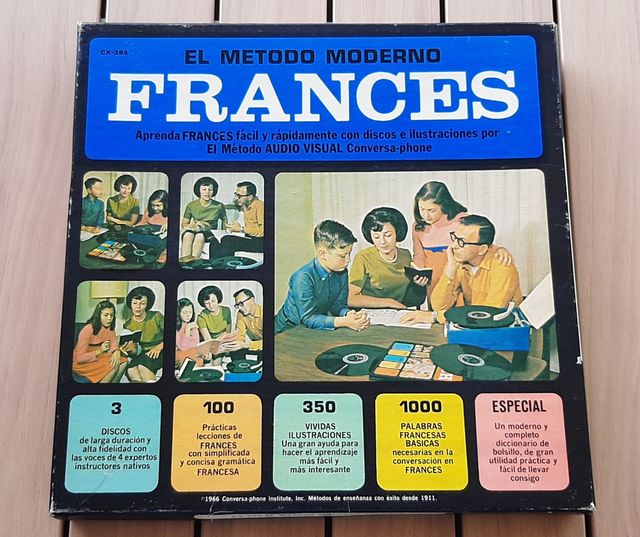 3 vinilos El Método Moderno FRANCÉS