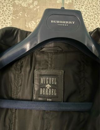 Chaquetón de cuero de Miguel Berbel