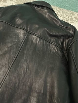 Chaquetón de cuero de Miguel Berbel