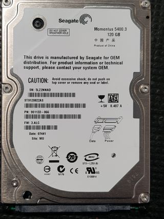 Disco duro 120 gb