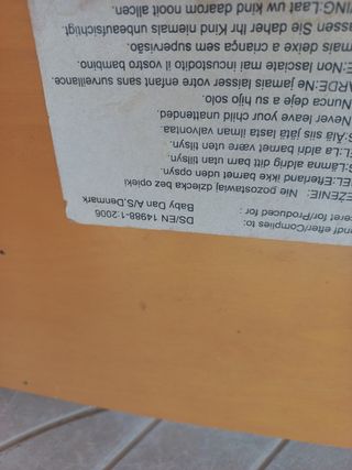 Trona evolutiva madera