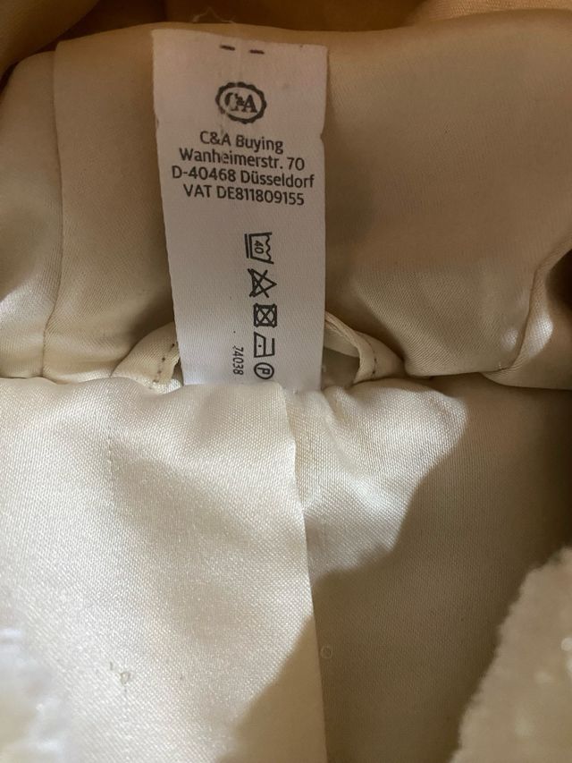 ABRIGO TALLA 92cm/2 AÑOS