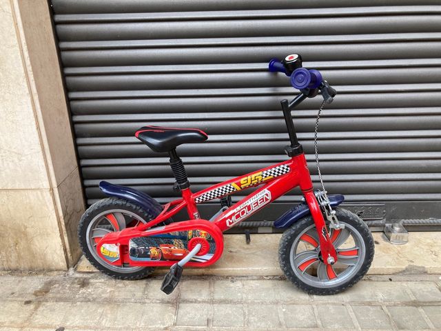 Bicicleta Cars 12 pulgadas
