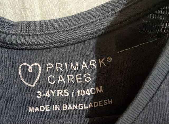 CAMISETA MANGA LARGA TALLA 3-4 AÑOS