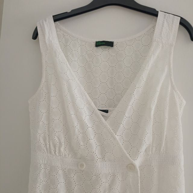 Vestido calado Benetton S/36