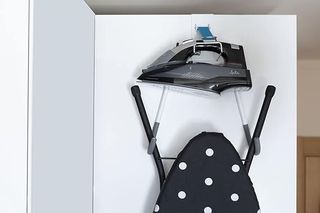 Soporte Tabla Y Plancha, Acero Inoxidable, Gris