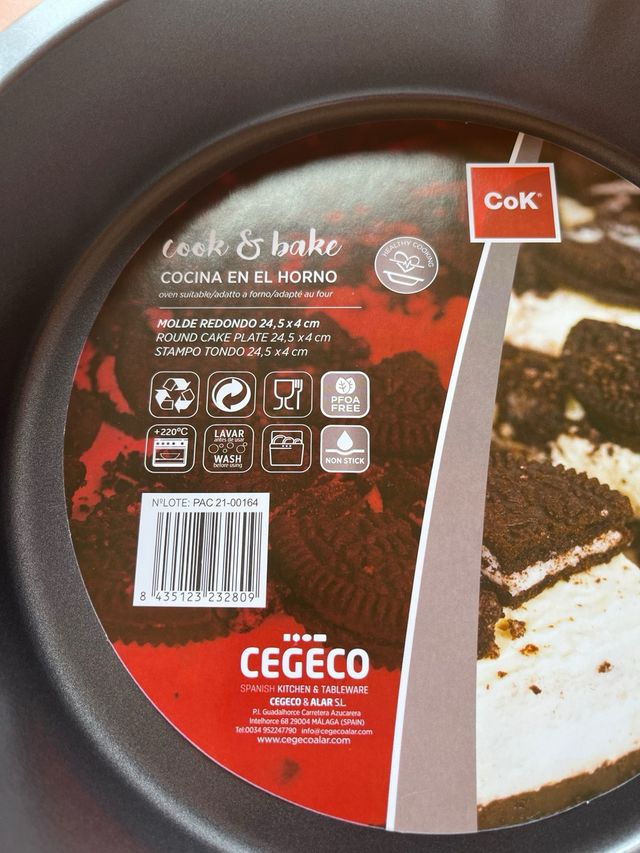 MOLDE REDONDO 24,5x4cm