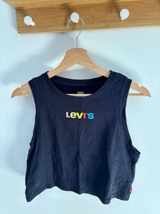 top azul marino de levi’s
