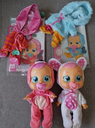 Lote bebés llorones (Flamenco y conejo)