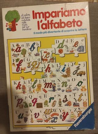 Impariamo L'alfabeto Puzzle in Legno