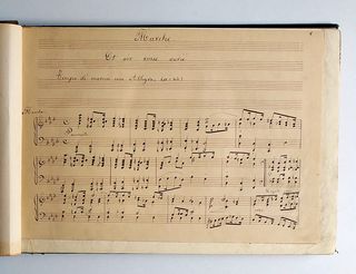 Antiguas PARTITURAS para PIANO - MADRID