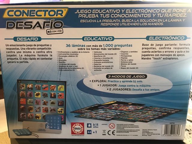 Juego educativo Conector desafío