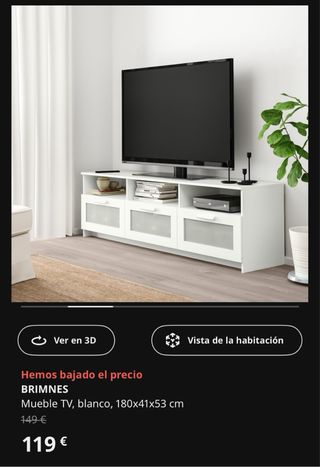 Mueble TV blanco IKEA