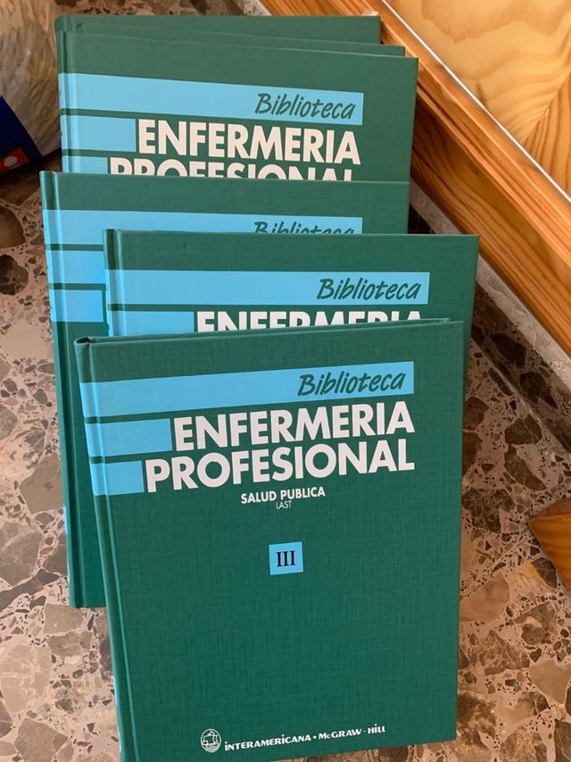 Colección libros enfermería profesional