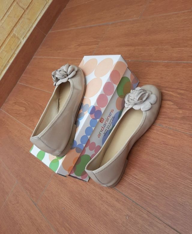 Zapatos lino de charol