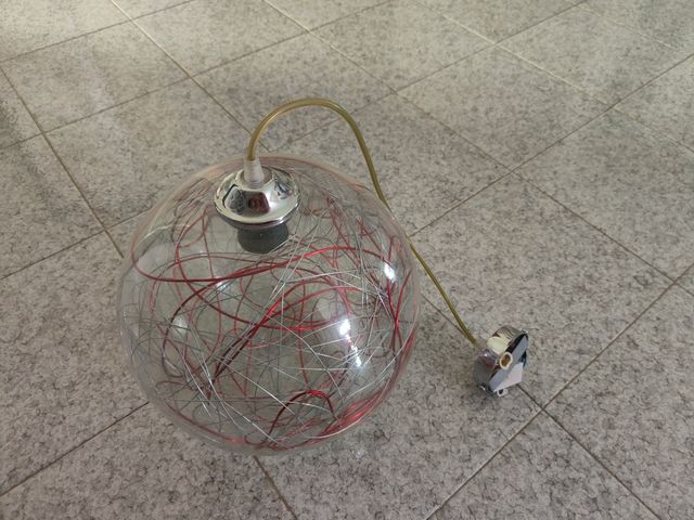 Lampadario vetro nuovo bellissimo