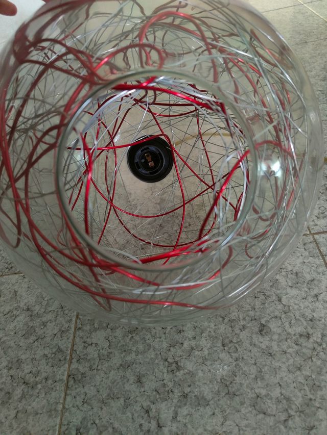 Lampadario vetro nuovo bellissimo