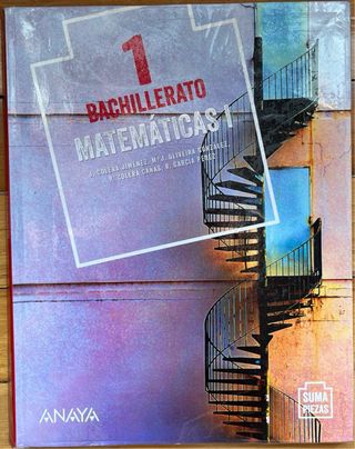 Libro Matemáticas 1 Bachillerato Anaya