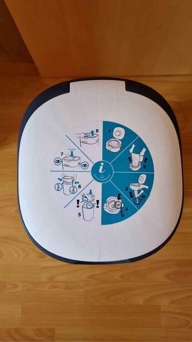 Papelera pañales bebe