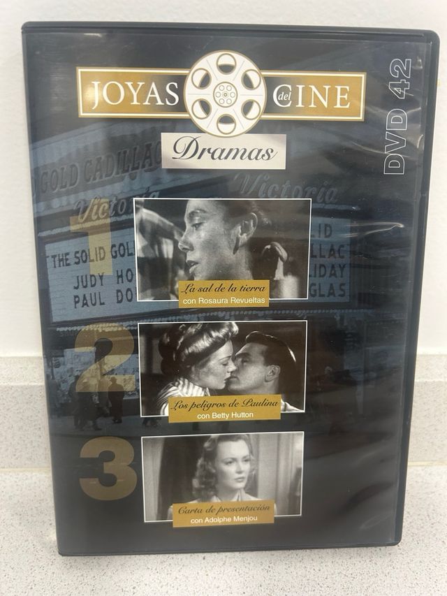 DVD con 3 peliculas de cine clasico dramatico