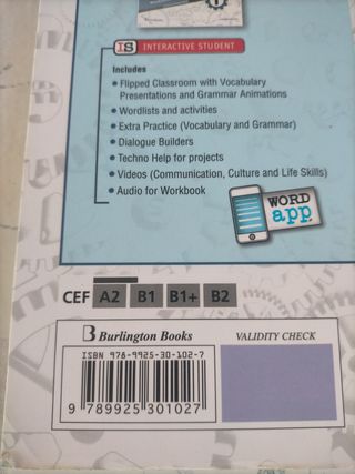 Libro inglés 1 Advanced 