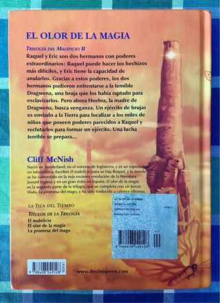 El olor de la magia, de Cliff McNish