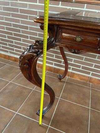 Mesa escritorio isabelina antigua