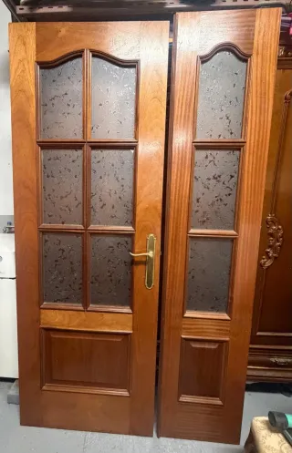 Puertas madera sapelly provenzal