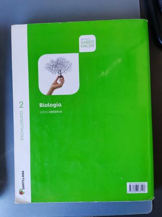 Libro biología 2 bachillerato