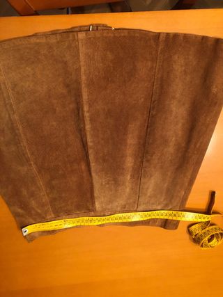 Falda Vintage piel autentica Zara talla 38