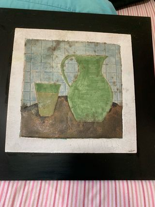 Cuadro de cerámica de tamaño grande