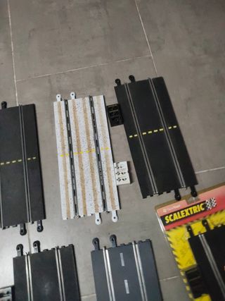 Scalextric pista de conexión negra