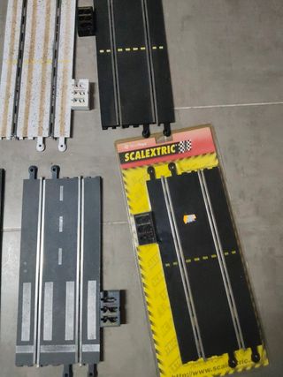Scalextric pista de conexión negra