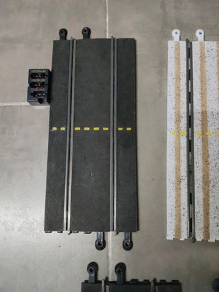 Scalextric pista de conexión negra