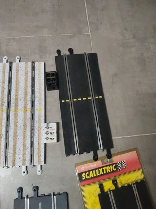 Scalextric pista de conexión negra
