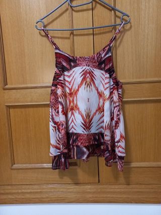 Camiseta tirantes vaporosa