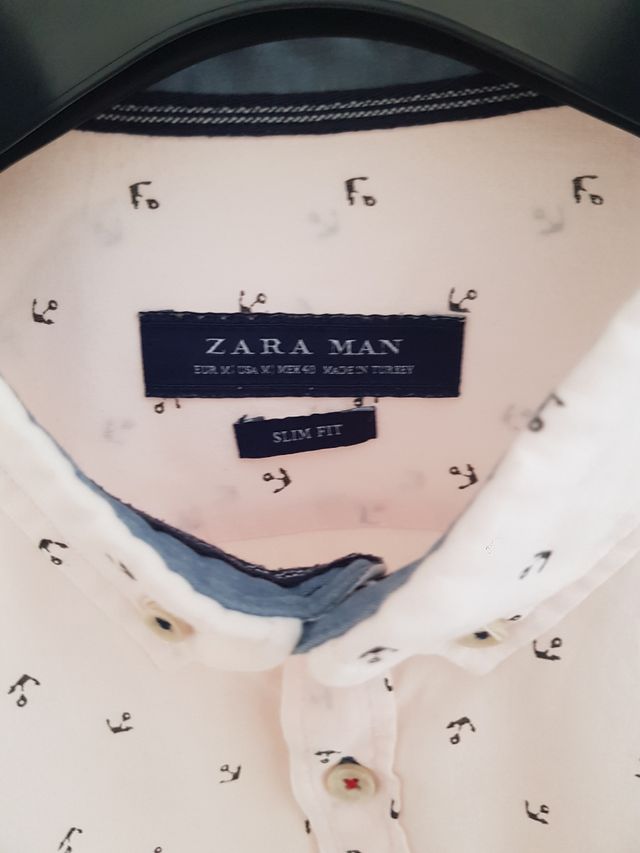 Camisa Hombre Verano Zara Slim fit