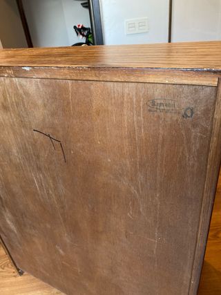 Escritorio antiguo restaurado